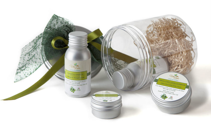 Cosmetics from Lake Garda. Gift (or gift yourself) 4 natural beauty products in travel size