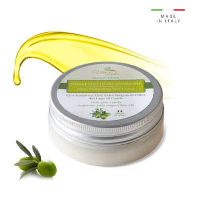 Crema ultra nutriente viso all'Olio d'oliva evo. Indicata per pelli secche, disidratate e sensibili, dona immediata idratazione e nutrimento duraturo.