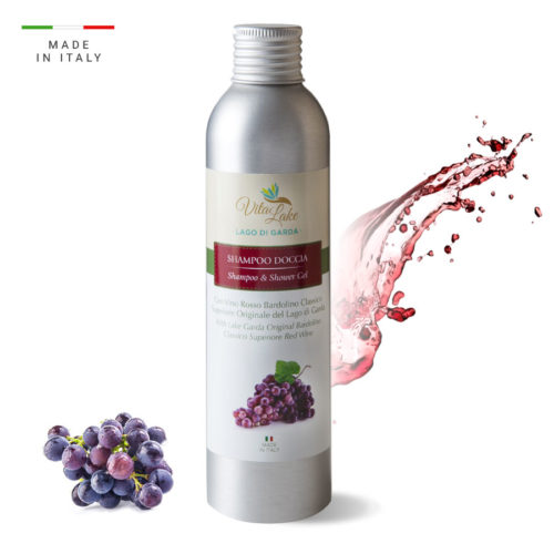 Bardolino wine range Shampoo shower: cleanses both the hair and skin, leaving them feeling full of vitality and completely re- hydrated. Vitalake